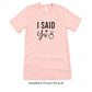 I said Yes - Engagement Bride to be Short-sleeve unisex Tee by Oaklynn Lane