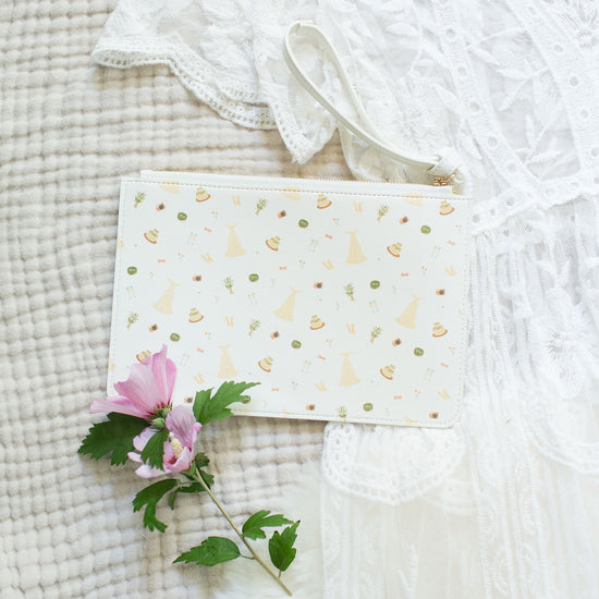 Wedding Icons Bride Clutch Bag