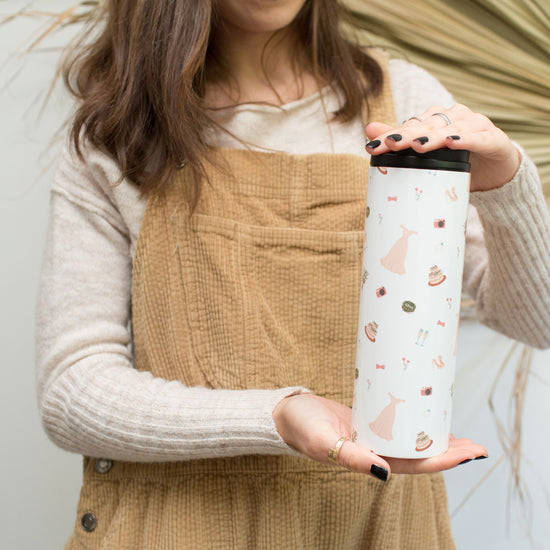 Wedding Icons Thermal Tumbler 16 oz. - Bride To Be Gift