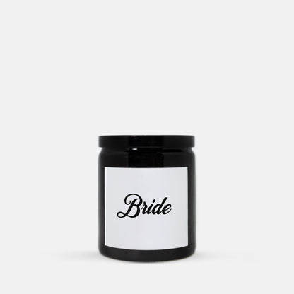 Bride Candle Ceramic 8oz (Black) - Vintage Romance Gift