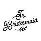 Jr Bridesmaid Bubble-free Proposal Box Sticker by Oaklynn Lane