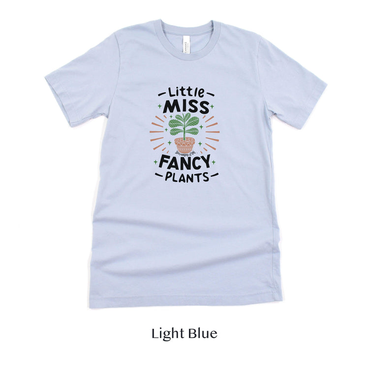 Little Miss Fancy Plants - Plant and Gardener Lover Tshirt by Oaklynn Lane