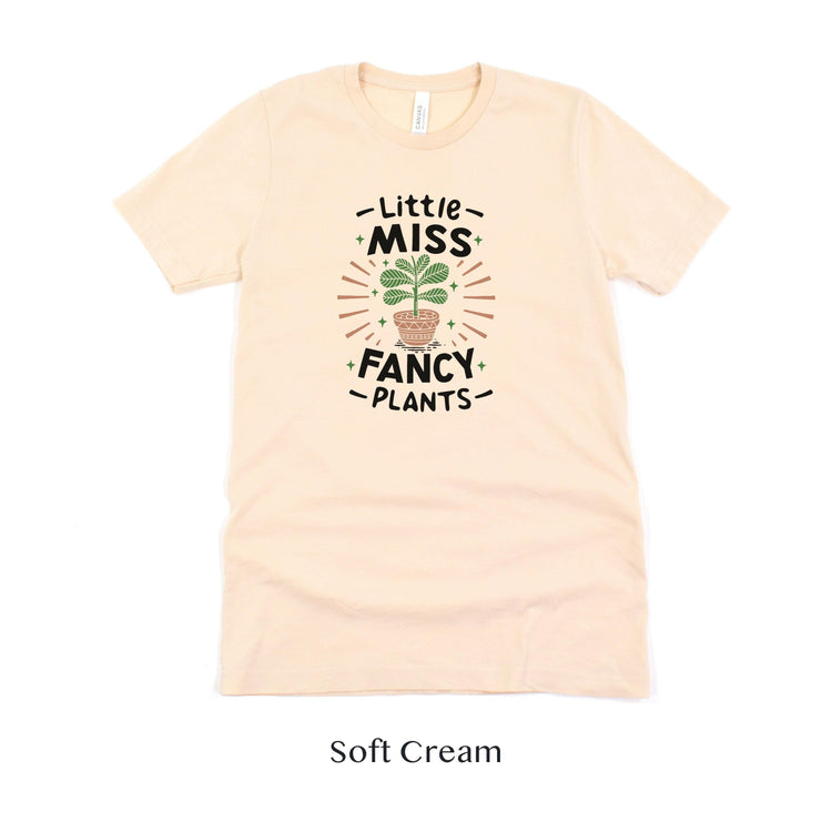 Little Miss Fancy Plants - Plant and Gardener Lover Tshirt by Oaklynn Lane