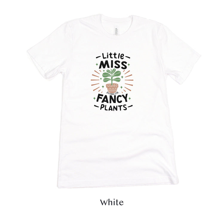 Little Miss Fancy Plants - Plant and Gardener Lover Tshirt by Oaklynn Lane