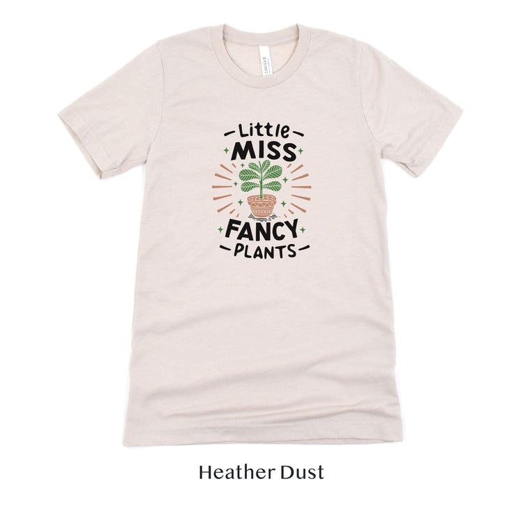 Little Miss Fancy Plants - Plant and Gardener Lover Tshirt by Oaklynn Lane