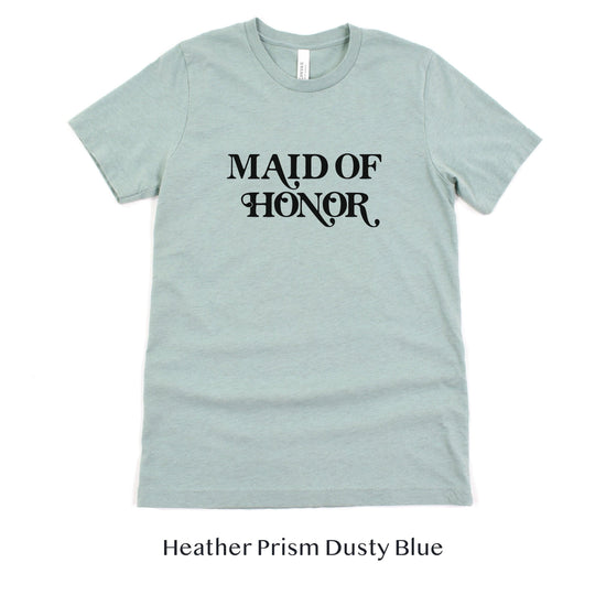Maid of Honor Retro Short-sleeve Tee by Oaklynn Lane