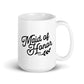 Maid of Honor White Glossy Coffee Mug by Oaklynn Lane