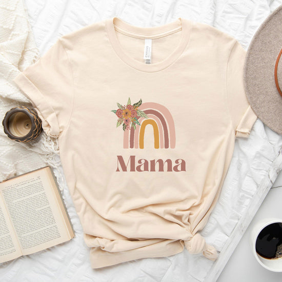 Mama - Gift for Mom on Mother's Day - Boho Short-sleeve Tshirt by Oaklynn Lane