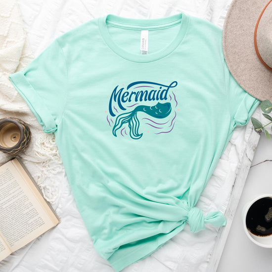 Mermaid Bridesmaid Shirt - Under the Sea Unisex t-shirt - Bachelorette Party Tee by Oaklynn Lane