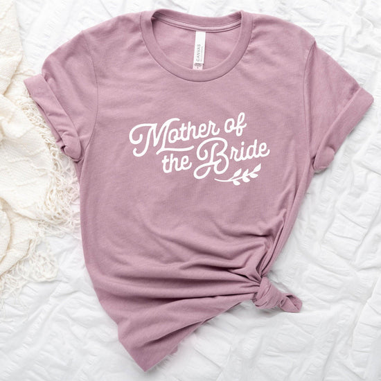 Mother of the Bride Wedding Party Short-Sleeve Tee - Plus Sizes Available! by Oaklynn Lane