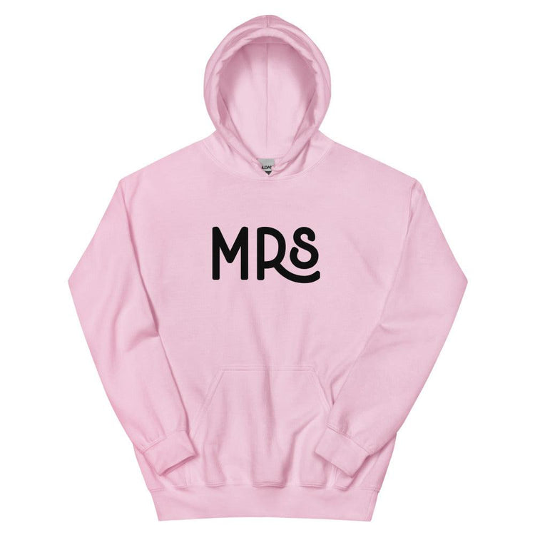 MRS Bride White or Pink Unisex Hoodie by Oaklynn Lane