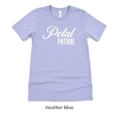Petal Patrol Adult Flower Girl or Flower Lady Vintage Romance Unisex t-shirt by Oaklynn Lane
