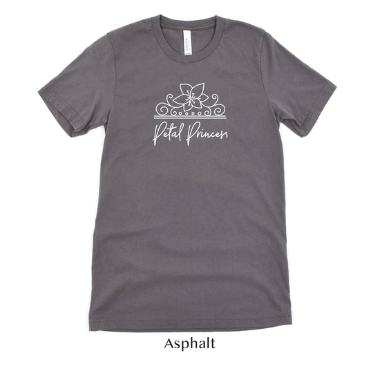 Petal Princess Florist Wedding Vendor or Adult Flower Girl Short-Sleeve Tee - Plus Sizes Available by Oaklynn Lane