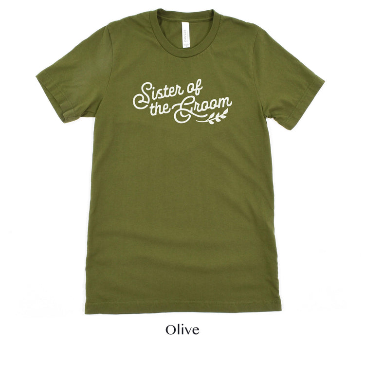 Sister of the Groom Short-sleeve Tee by Oaklynn Lane