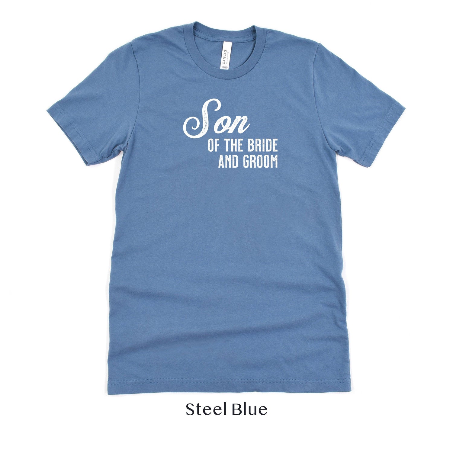 Son of the Bride and Groom - Vintage Romance Wedding Party Unisex t-shirt by Oaklynn Lane