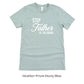 Step Father of the Groom - Vintage Romance Wedding Party Unisex t-shirt by Oaklynn Lane