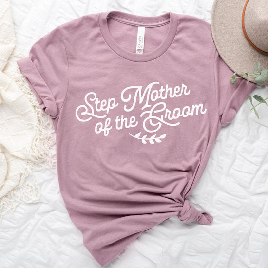 Step Mother of the Groom Short-sleeve Tee by Oaklynn Lane