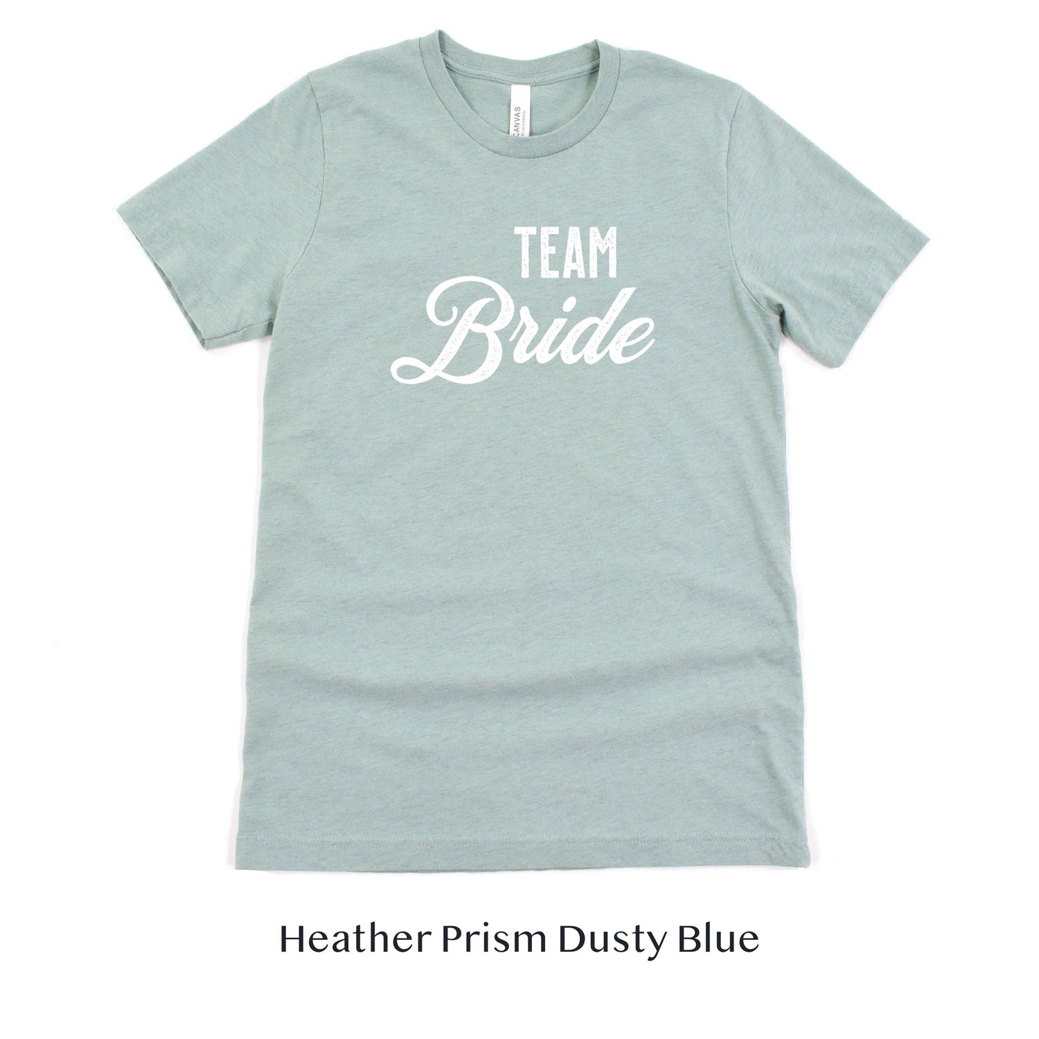 Team Bride - Vintage Romance Wedding Party Unisex t-shirt by Oaklynn Lane