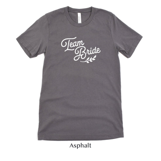 Team Bride Wedding Party Short-Sleeve Tee - Plus Sizes Available! by Oaklynn Lane