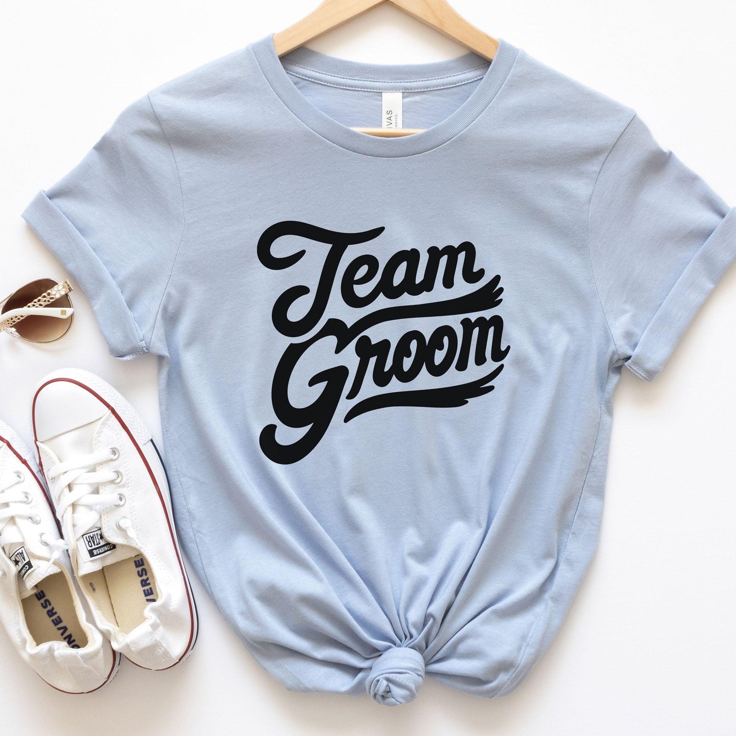 Team Groom - Groomsmen Wedding Bachelor Party Short-sleeve Tee by Oaklynn Lane