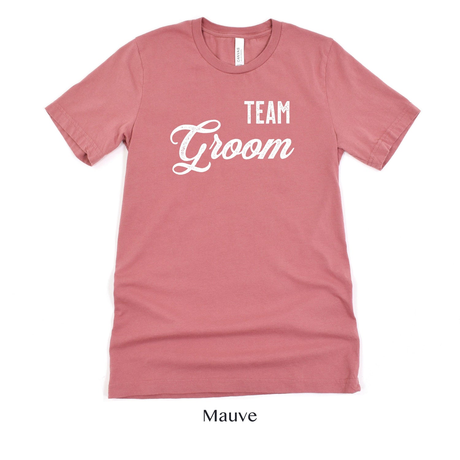 Team Groom - Vintage Romance Unisex t-shirt by Oaklynn Lane