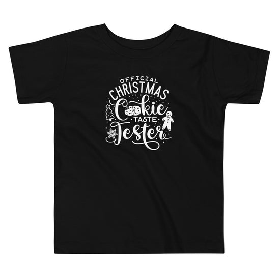 Official Christmas Cookie Taste Tester - TODDLER Short Sleeve Tee