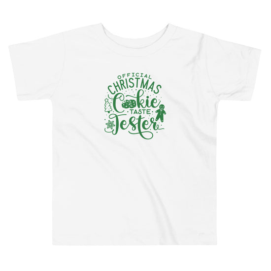 Official Christmas Cookie Taste Tester - TODDLER Short Sleeve Tee