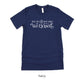 Black And White 'We Do, and We Did! We Eloped’ – Tee by Oaklynn Lane - Navy Blue elopement announcement shirt