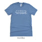 We Do, and We Did! We Eloped – Tee by Oaklynn Lane - Steel Dusty Blue Elopement Shirt