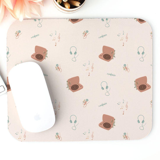 Wedding DJ Music Lover Mouse Pad (Rectangle) - Office Decor by Oaklynn Lane