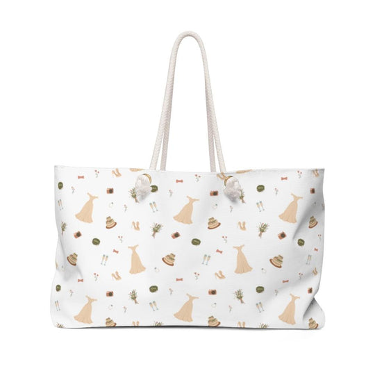Wedding Icons Bride Weekender Bag by Oaklynn Lane