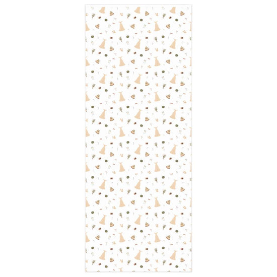 Wedding Icons - Cute Wedding Wrapping Paper by Oaklynn Lane