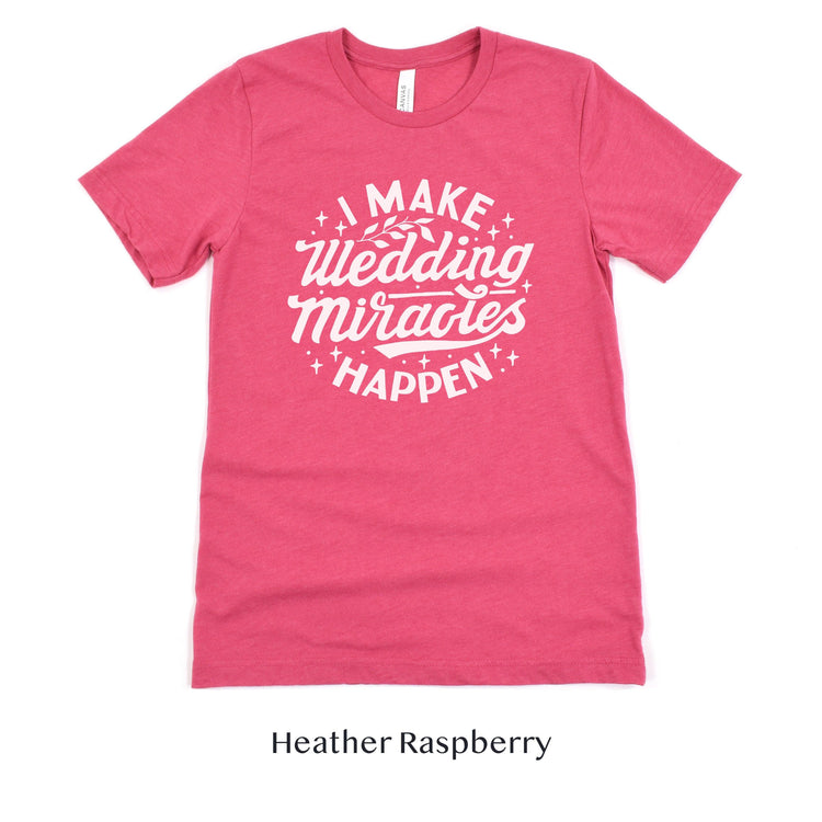 Wedding Miracle Worker - Wedding Planner or Coordinator - Wedding Venue Shirt - Team Tshirts by Oaklynn Lane