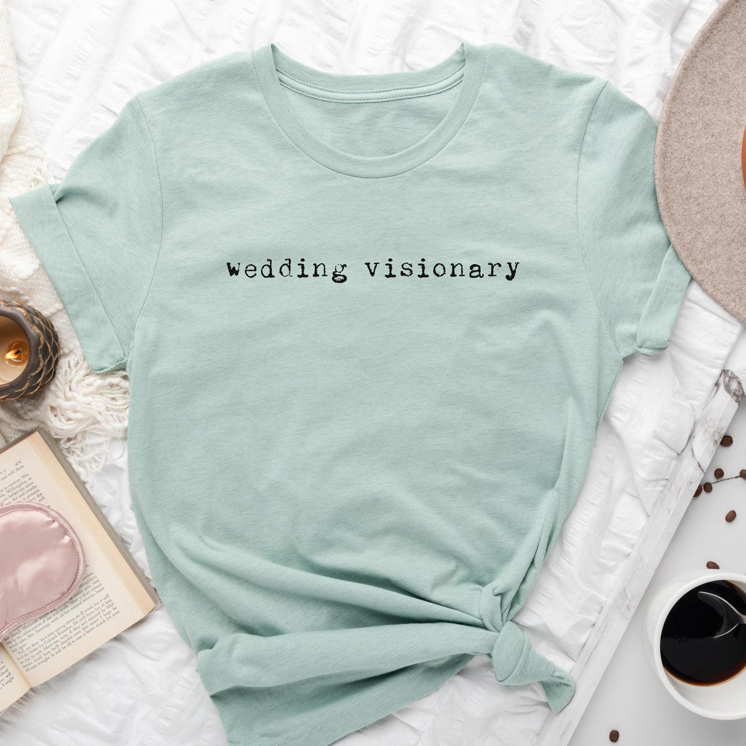 Wedding Visionary - Wedding Planner and Coordinator Gift Short-sleeve Tee by Oaklynn Lane
