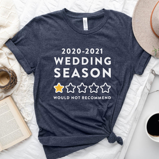 Would Not Recommend - Wedding Industry Professionals Tshirt by Oaklynn Lane - heather navy